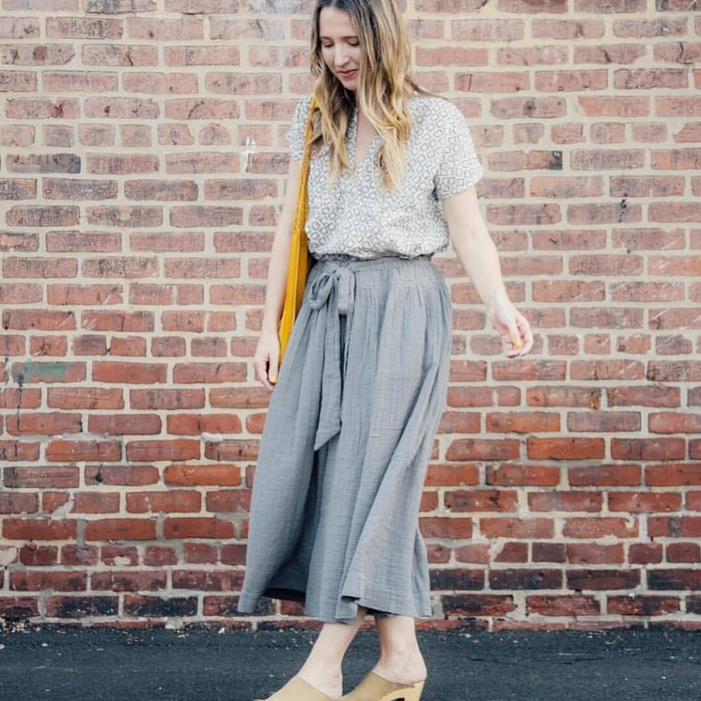 Voloshin Paperbag Waist Wide Leg Pant size S